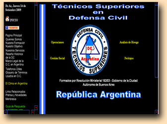 TECNICO SUPERIOR EN DEFENSA CIVIL